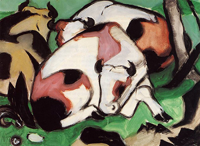 Resting Cows Franz Marc